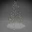 Goobay 200 LED Tree String Lights with Ring, 8x 1.5 m