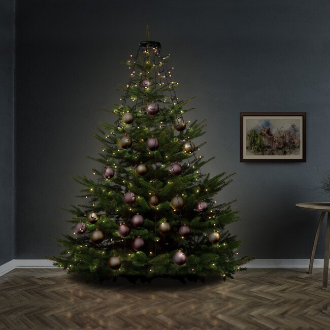 Goobay 200 LED Tree String Lights with Ring, 8x 1.5 m