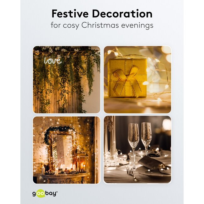Goobay 20 LED Fairy Lights "Snowball"