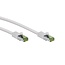 Goobay RJ45 Patch Cord with CAT 8.1 S/FTP Raw Cable, AWG 26, white 7.5 m