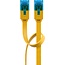 Goobay CAT 6 A Flat Patch Cable U/UTP, yellow 1 m