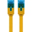 Goobay CAT 6 A Flat Patch Cable U/UTP, yellow 1 m