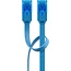 Goobay CAT 6 A Flat Patch Cable U/UTP, blue 3 m
