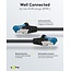 Goobay CAT 6 A Patch Cable S/FTP (PiMF), 1 m, black, Set of 5