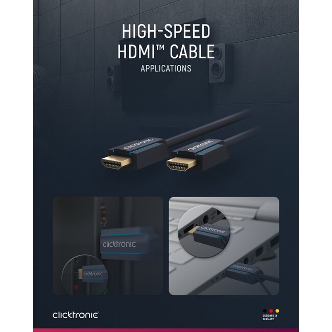 Clicktronic High Speed HDMI Cable 15 m