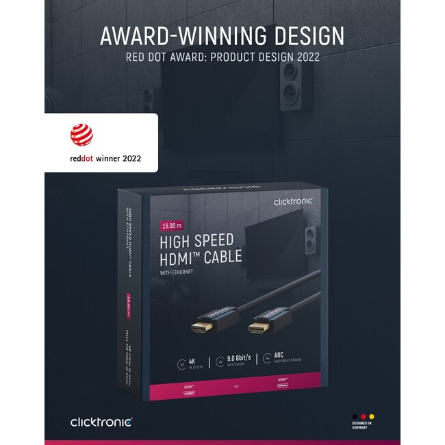 Clicktronic High Speed HDMI Cable 15 m