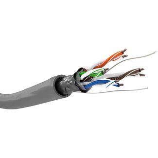 Goobay Goobay CAT 5e Network Cable, F/UTP, grey 100 m