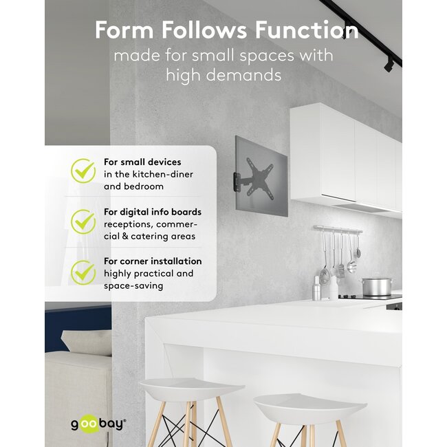 Goobay TV Wall Mount FULLMOTION (S)