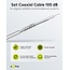 Goobay 100 dB SAT Coaxial Cable, Double Shielded, CCS