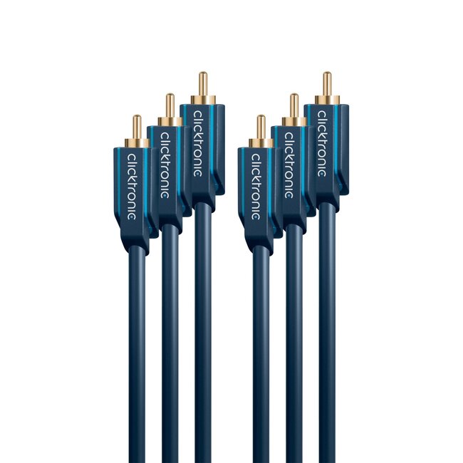 Clicktronic YUV Component Cable 3 m