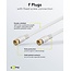 Goobay SAT Antenna Cable (80 dB), Double Shielded 2.5 m