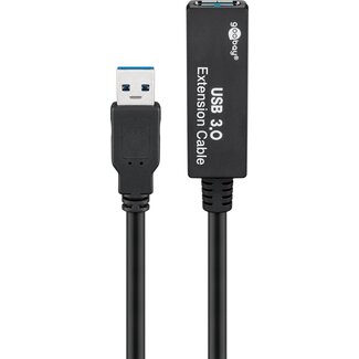 Goobay Goobay Active USB-A Extension Cable, 5 m, black