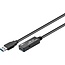 Goobay Active USB-A Extension Cable, 5 m, black