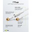 Goobay Flat SAT Antenna Cable (80 dB), Double Shielded, Weather Protected 7.5 m