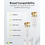 Goobay Flat SAT Antenna Cable (80 dB), Double Shielded, Weather Protected 7.5 m