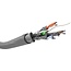 Goobay CAT 6 network cable, S/FTP (PiMF), grey 100 m