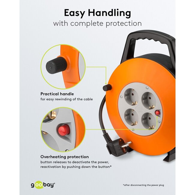 Goobay Cable Reel 15 m