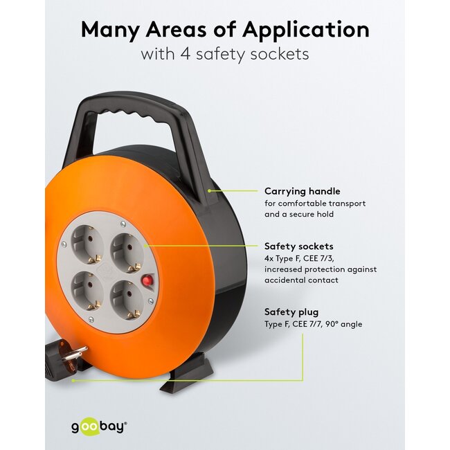 Goobay Cable Reel 15 m