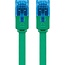 Goobay CAT 6 A Flat Patch Cable U/UTP, Green 2 m