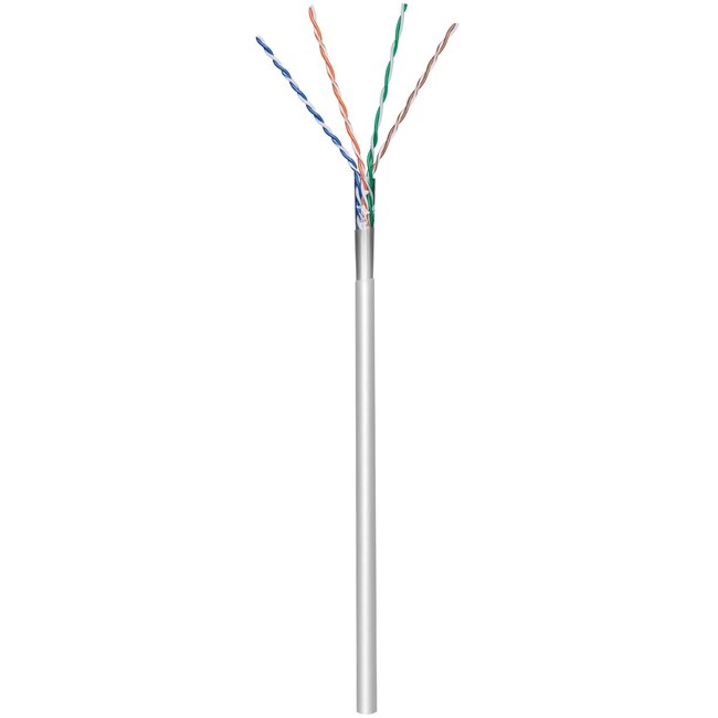 Goobay CAT 5e Network Cable, F/UTP, grey 100 m