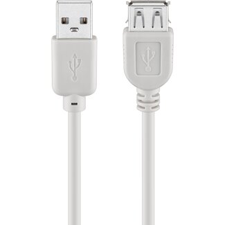 Goobay Goobay USB-A Extension Cable, 1.8 m, grey