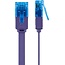 Goobay CAT 6 A Flat Patch Cable U/UTP, violet 1 m