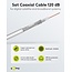Goobay 120 dB SAT Coaxial Cable, 4x Shielded, CCS