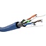Goobay CAT 5e Network Cable, F/UTP, 100 m, blue