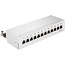 Goobay CAT 5e Mini/Desktop Patch Panel, 12 Port