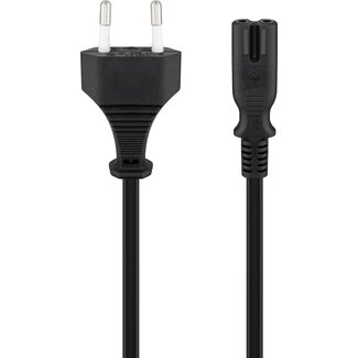 Goobay Goobay Connection Cable with Europlug, 1.3 m, black, (2*0.75 mm²)