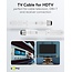 Goobay Antenna Cable with Ferrite (80 dB), Double Shielded 1.5 m