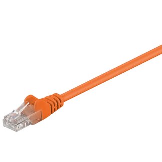 Goobay Goobay CAT 5e Patch Cable, U/UTP, orange 0.25 m