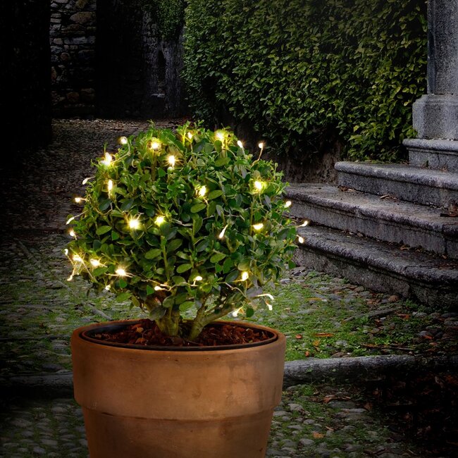 Goobay Silver Wire Cluster String Light with 50 LEDs