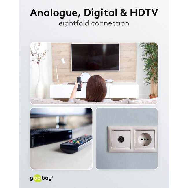 Goobay SAT Distributor, 8-way