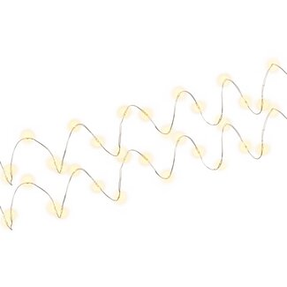 Goobay Goobay 2x Silver Wire Light Chain with 20 LEDs, incl. Timer