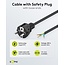 Goobay Protective Contact Cable for Assembly, 2 m, Black, (3*1.5 mm²)