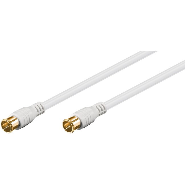 Goobay F-Quick SAT Connection Cable (80 dB), Double Shielded 2.5 m