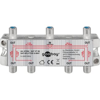 Goobay Goobay SAT Distributor, 6-way