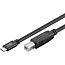 Goobay USB-C to USB-B Cable, 1 m, black
