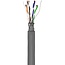 Goobay CAT 5e network cable, SF/UTP, grey 100 m