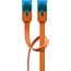 Goobay CAT 6 A Flat Patch Cable U/UTP, orange 2 m