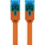 Goobay CAT 6 A Flat Patch Cable U/UTP, orange 2 m