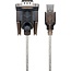 Goobay USB-to-Serial Adapter, 1.5 m, transparent