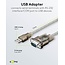 Goobay USB-to-Serial Adapter, 1.5 m, transparent