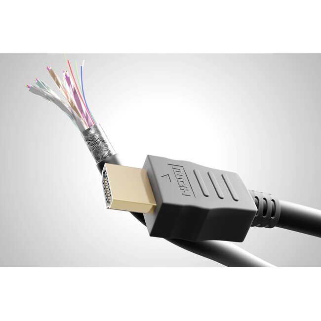 Goobay High Speed HDMI Cable with Ethernet, Ferrites 1.5 m