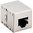 Goobay RJ45 Modular Coupler, CAT 5e, metal housing