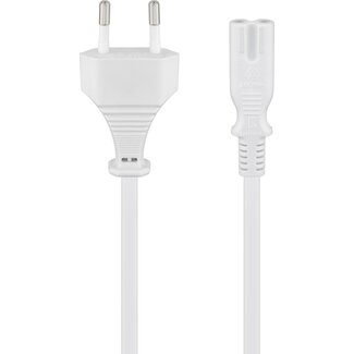 Goobay Goobay Connection Cable with Europlug, 1.8 m, white, (2*0.75 mm²)