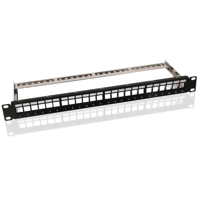 Goobay 19 inch (48.3 cm) Keystone Patch Panel Pack (1 U)