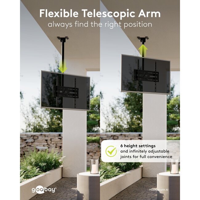 Goobay Ceiling TV Mount (XL)