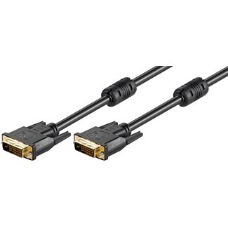 Goobay Goobay DVI-D Full HD Cable Dual Link, gold-plated 1.8 m